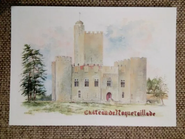 Cpsm Cpm 33 Gironde Château De Roquetaillade