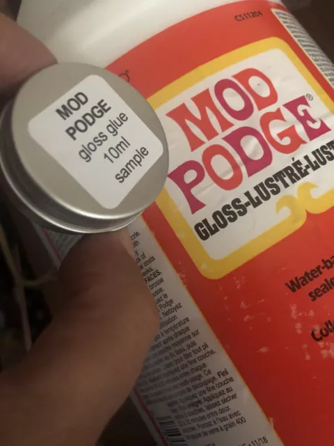 Mod Podge Gloss Glanz 15ml Probentopf ideal kleines Handwerk Karten Rätsel Versiegelung