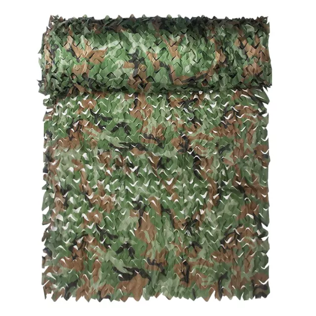 2*3m Extra Large Camouflage Woodland Netting Net Army Camping Camo Hunting Hide⚤