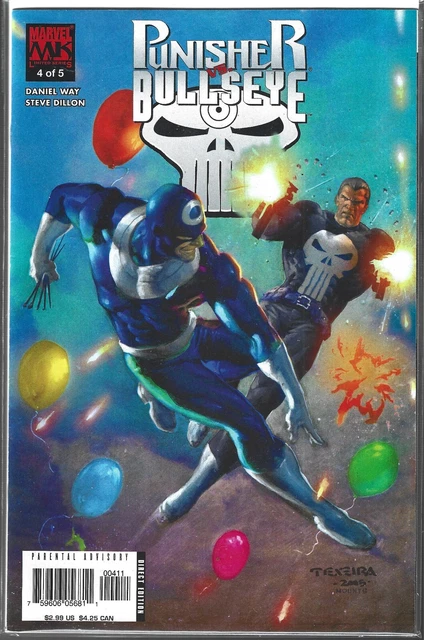 The Punisher Bullseye #4 (Nm) Marvel Knights Max Comics $3.95 Flat Rate Shipping