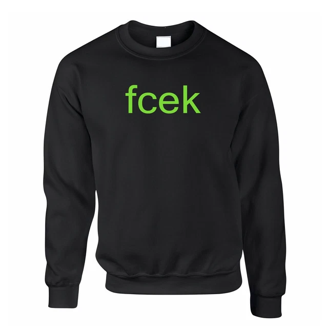 St Patrick's Day Jumper Fcek Parody Text Luck Irish Slogan Ireland Sweatshirt