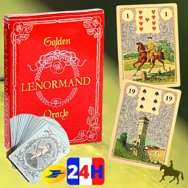 Oracle Lenormand 2020 jeu de cartes divinatoires en Français +