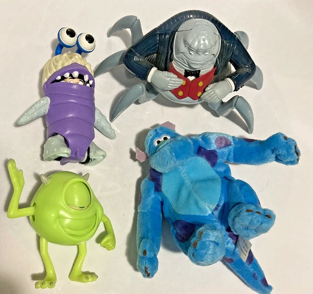 MCDONALD’S HAPPY MEAL Toys Monsters Inc (2002) Set of 4