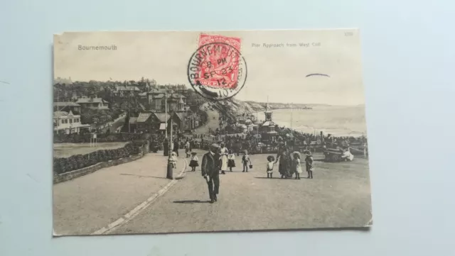 CPA - Angleterre - BOURNEMOUTH - Pier approach from west cliff