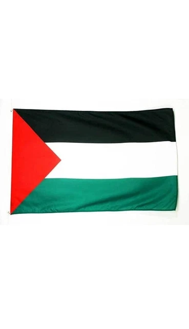 Drapeau Palestine 150 X 90 Cm En Polyester - Résistant Aux Intempéries
