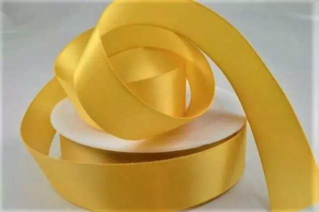Eichenholz doppelseitiger Satin 15 mm x 25m Gold