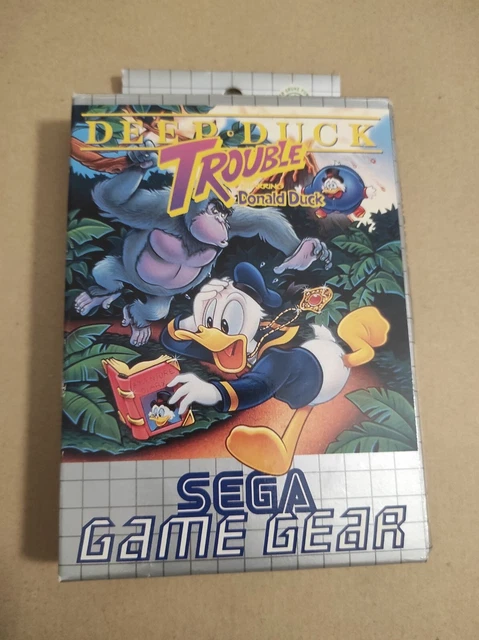 SEGA Game Gear Deep Duck Trouble Complet En Boîte avec notice