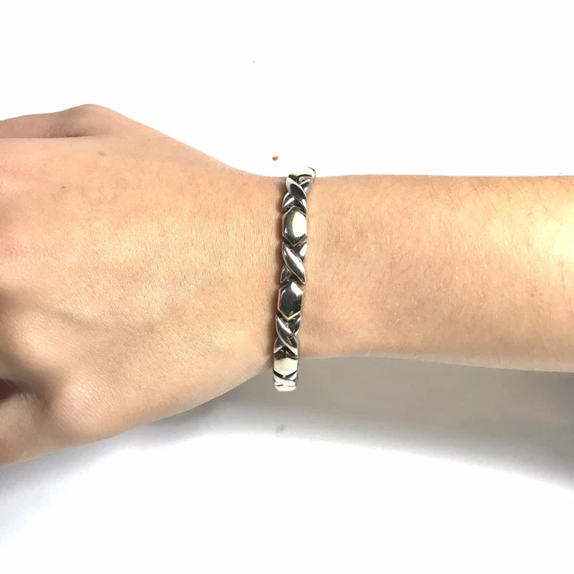 ANCIEN BRACELET En Argent Massif Tres Belle Maille EUR 39,99 PicClick FR