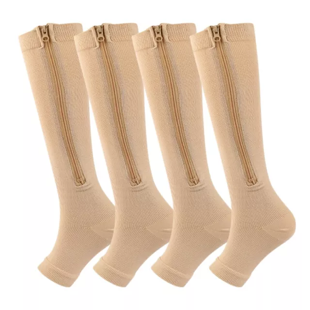 Compression Socks Knee High Support Stockings Open Toe 18-21mmHg Soft Unisex,AU