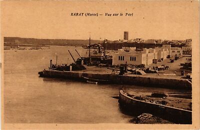 CPA AK RABAT - Vue sur le Port MAROC (796778)