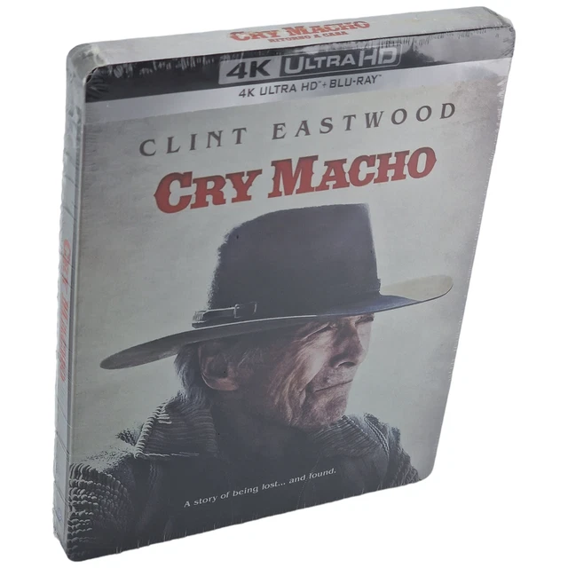 Cry Macho 4K Ultra HD + Blu-ray SteelBook Clint Eastwood Region B Neuf  VF