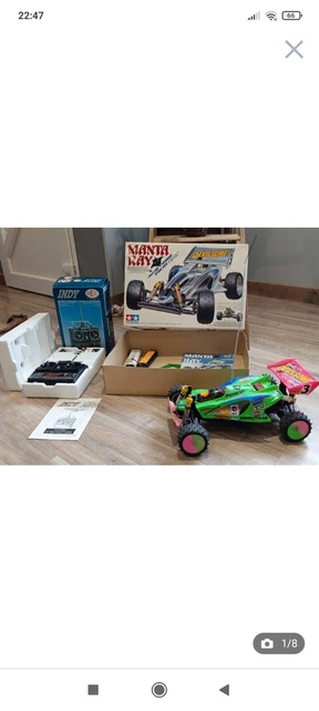 Voiture Miniature RC Vintage Nikko - Buggy Flash 1/24 - Télécommandé Ancien - Occasion