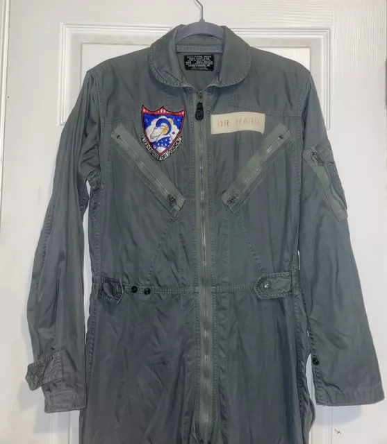 Vietnam War 1962 USAF 723rd Fighter Day Squadron Flight Suit Named To Dr. Hard