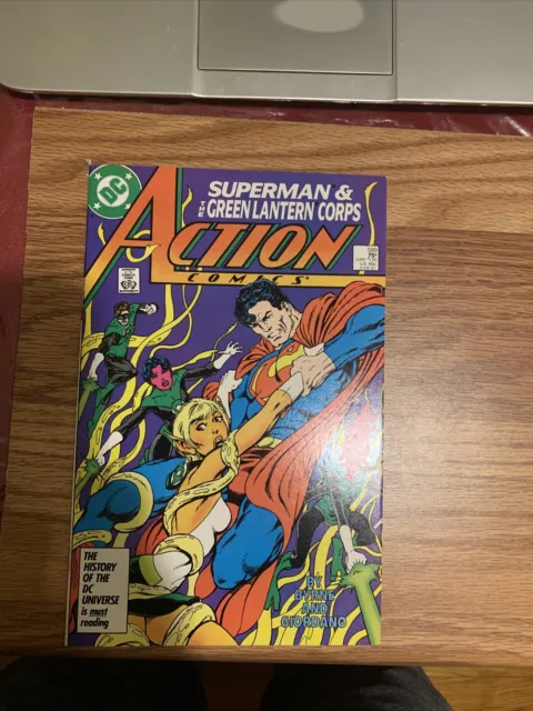 Action Comics 589 John Byrne Green Lantern 1987 Superman Hawkgirl