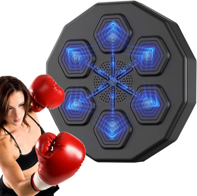 Music Boxing Machine, Music Electronic Wall Target Training Devices with Gloves