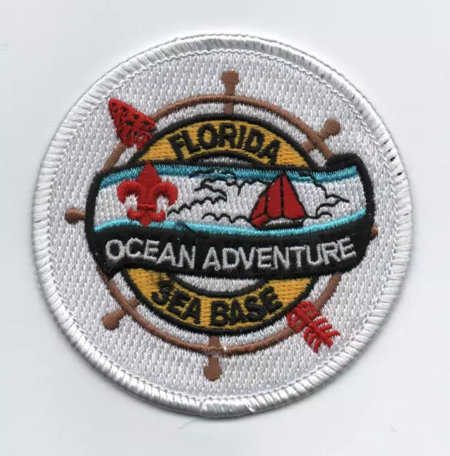 Florida High Adventure Sea Base "Ocean Adventure" Patch, Mint!