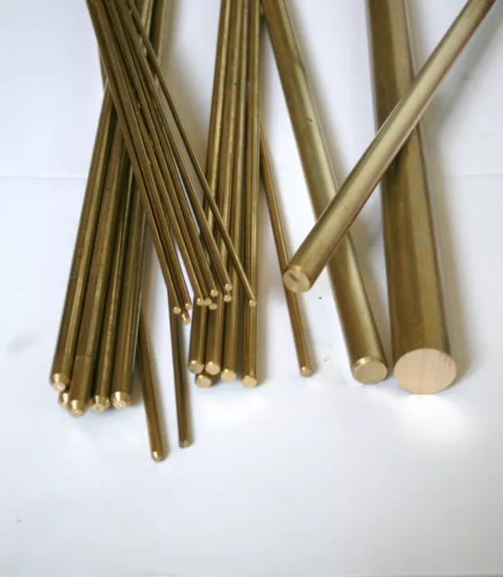 Brass Rod 3 mm  (Various Lengths Available)