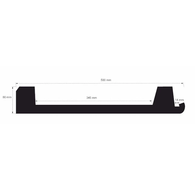 Plinthe Stuc Pour éclairage LED Indirect – Profil OL-26 – 10 Mètres – Gris – Pareto-Decor – Allemagne
