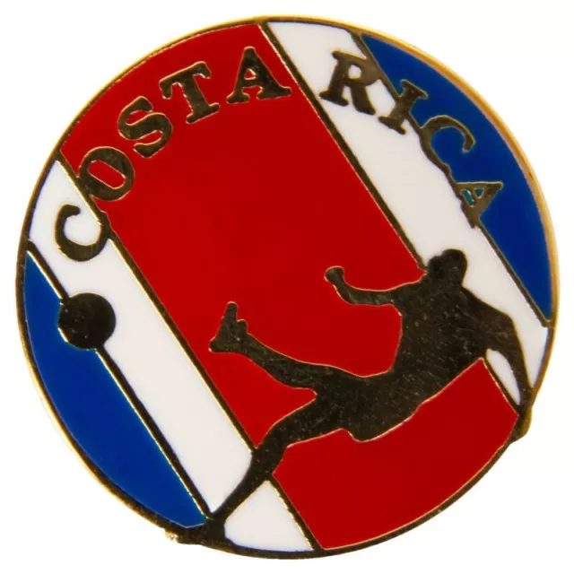 Costa Rica football crest enamel soccer pin badge