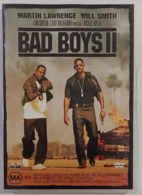 BAD BOYS 2 DVD 2003 Region 4 Action Comedy Crime 5.49