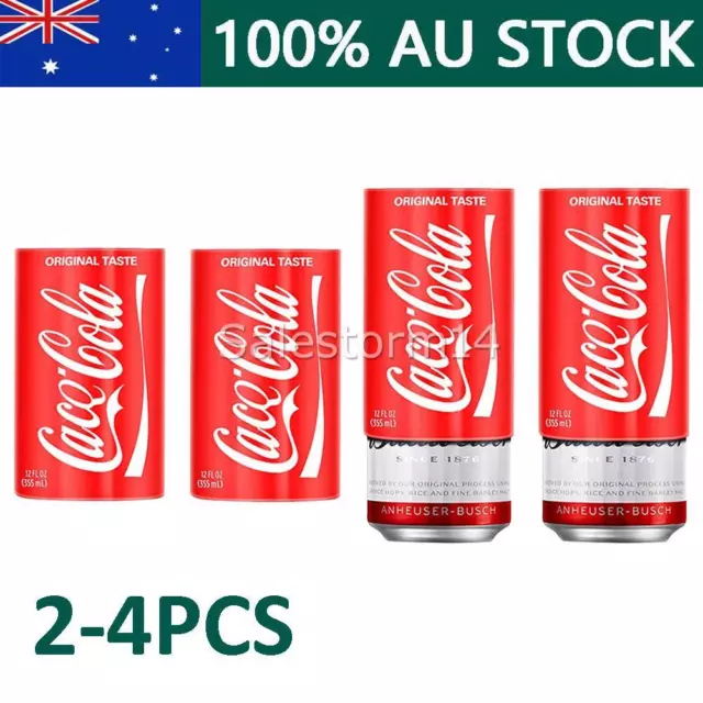 2/4pcs Hide A Beer Can Cover Sleeve 335ml New Silicone Coke Case Stubby Cooler