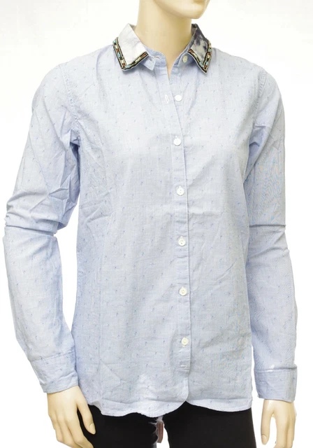 Chemisier Transparent MAISON SCOTCH à Col Perlé Gris Taille 3 - Neuf Avec étiquettes