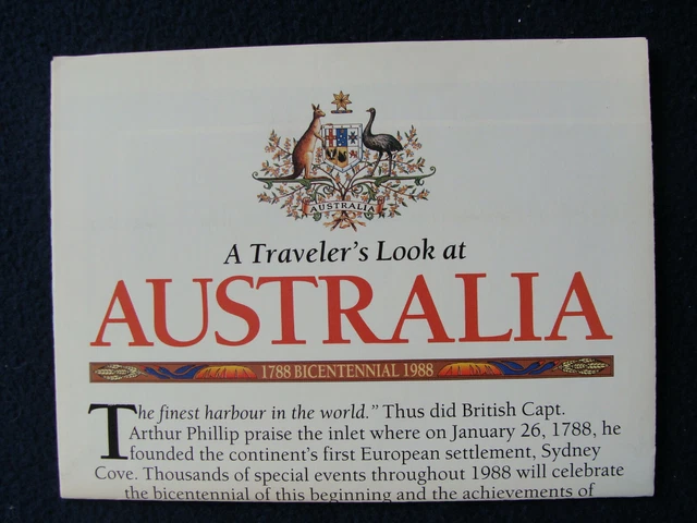 NATIONAL GEOGRAPHIC MAP Supplement - A Traveler's Look at Australia