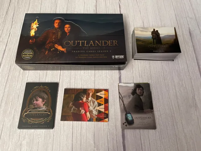 Outlander Cryptozoic Season 5 Trading Cards set 98 Cards 1 Missing Chase Card