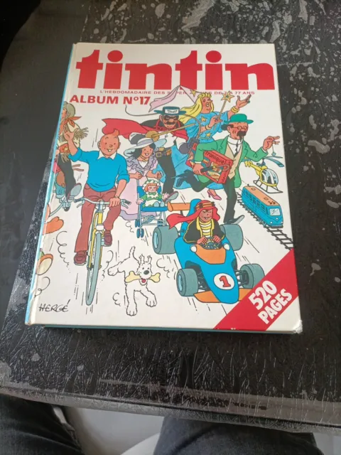 Tintin, RELIURE RECUEIL  TINTIN ALBUM N° 17