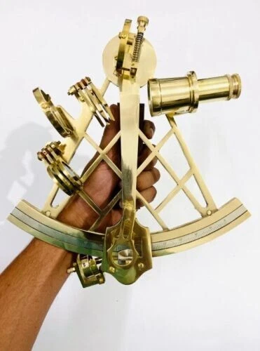 11" Nautical Brass Sextant Real Sextant Working Sextant Navigation Sextant
