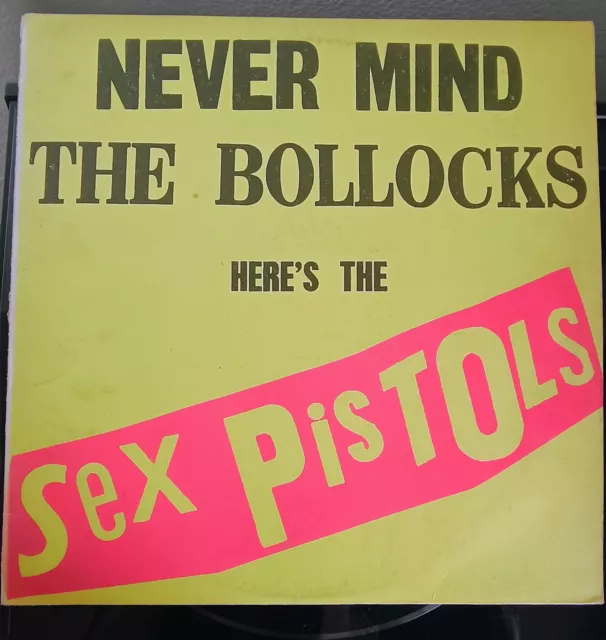 Sex Pistols NEVER MIND THE BOLLOCKS 1977 UK LP A5/B6 1977 Ex See Vid 99p No Res