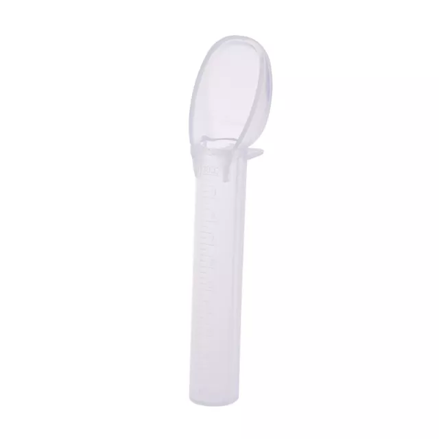 Infant Baby PP Feeding Spoon Feeder Anti Choke Device With Scale