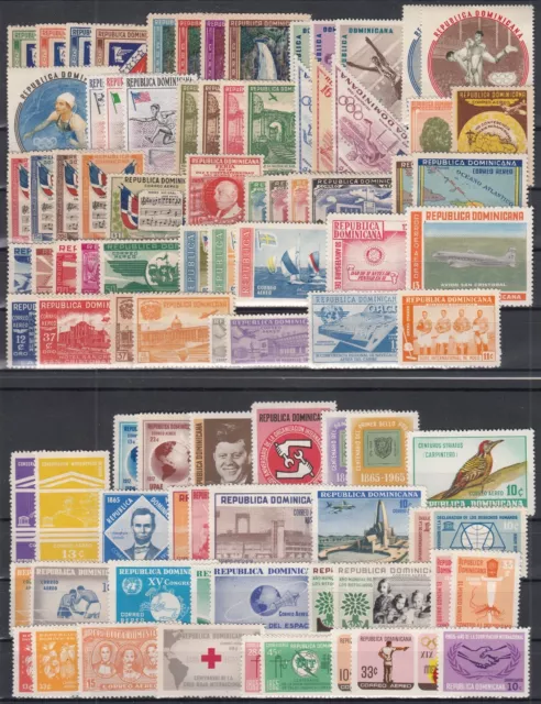 Oh22198/ Dominican Rep – Airmail – 1940 / 1969 Mint Selection