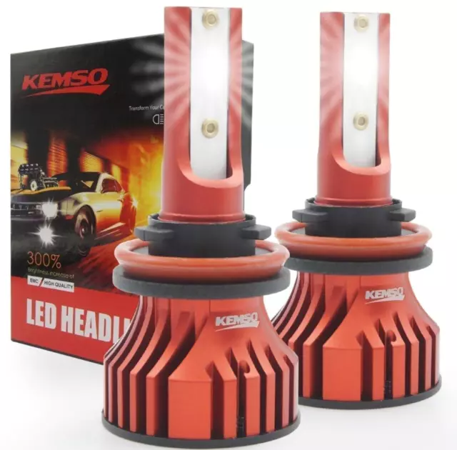 LED Headlight Super Bright Bulbs Kit White 16000LM High Low Beam Fog Light 6500K