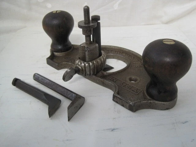 STANLEY No 71 ½ Hand Router 3 Blades USA Made
