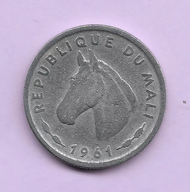 Au choix 10 Francs MALI 1961, Frappe Kremnica (Slovaquie), Tête de Cheval, KM 3