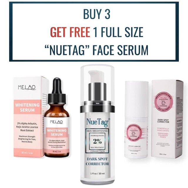 2 HYDROQUINONE DARK Spot Corrector Remover Face & Melasma Treatment