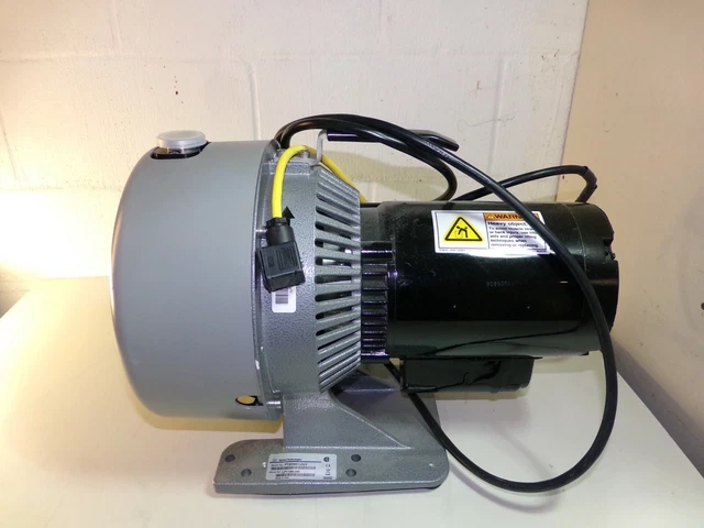 Agilent TriScroll Oil Free Dry Vacuum Pump PWRD By A Bluffton Single Phase Motor Agilent TriScroll Oil Free Dry Vacuum Pump PWRD By A Bluffton Single Phase Motor