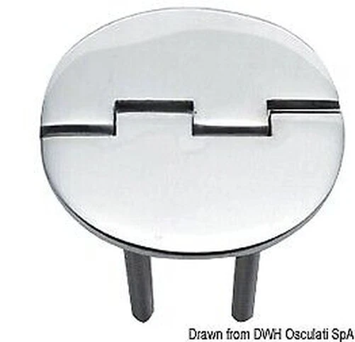 Charnière Inox mm65x65 Marque Osculati 38.873.20
