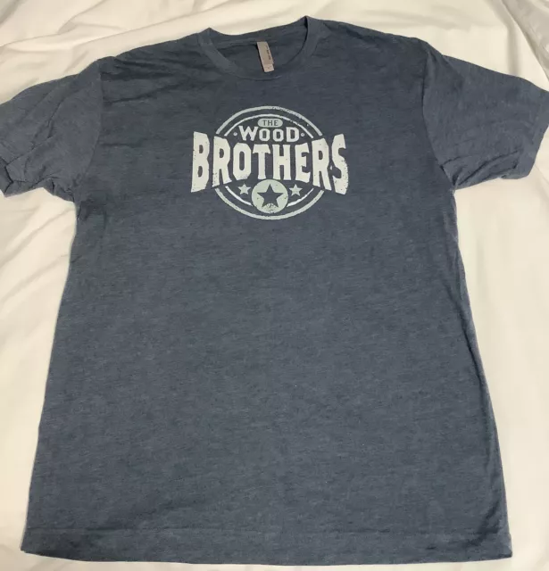 The Wood Brothers Band T-Shirt Blue XL