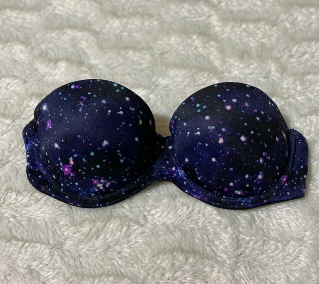 PINK By Victoria Secret Womens Blue Push Up Bra 32B