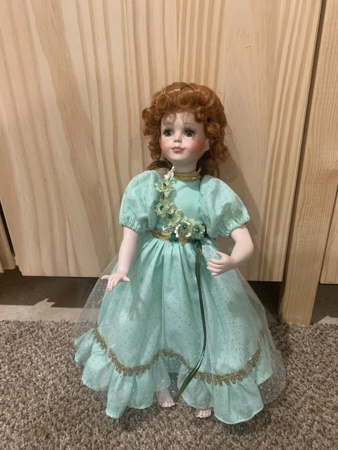 Paradise Galleries Porcelain Doll, Shannon The Shamrock Fairy by Patricia Rose
