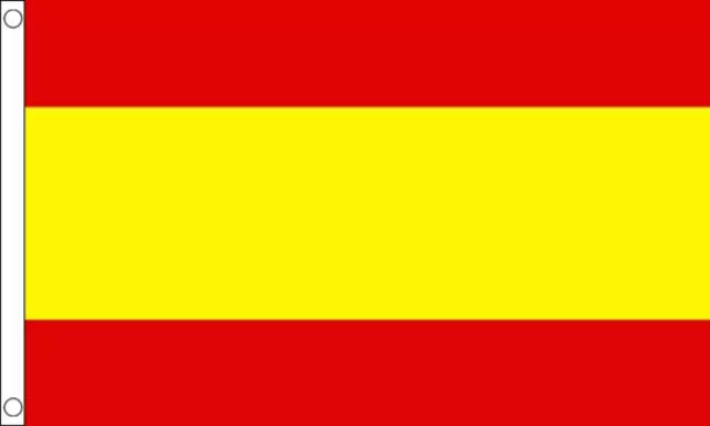 Spain Flag -  5 x 3 FT - 100% Polyester With Eyelets - Spanish Europe