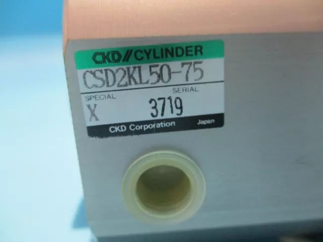 New Ckd Csd2Kl50-75 Compact Air Cylinder W/Sensors 2