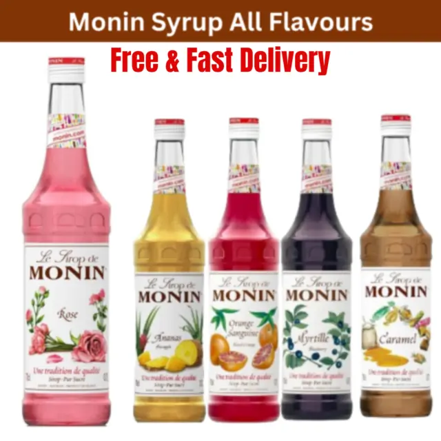 Monin Syrup All Flavours  700mL