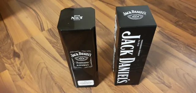Jack Daniels Blechdosen Leer SET