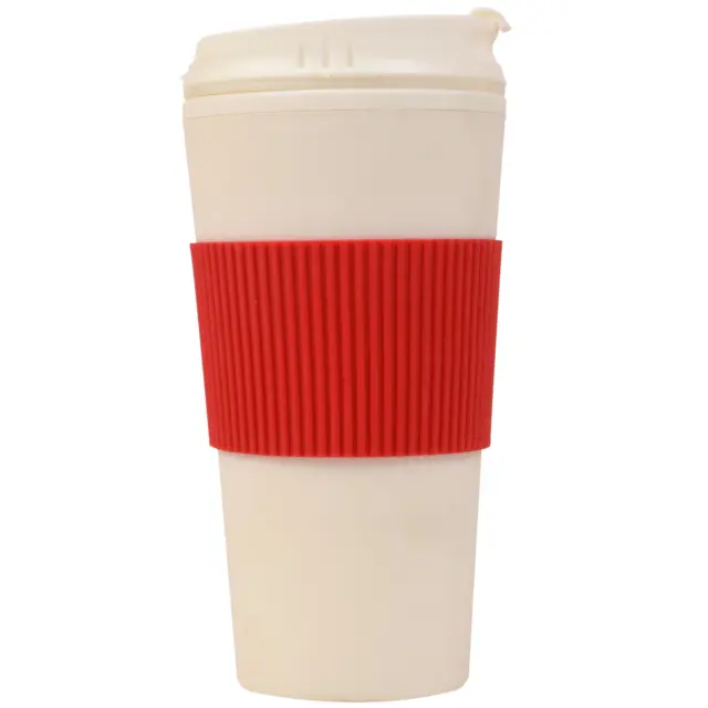 Thermal-16 oz-Travel-Coffee-Mug-Cup-Flip-Lid-with-Rubber-Hand-Protector  $7.87