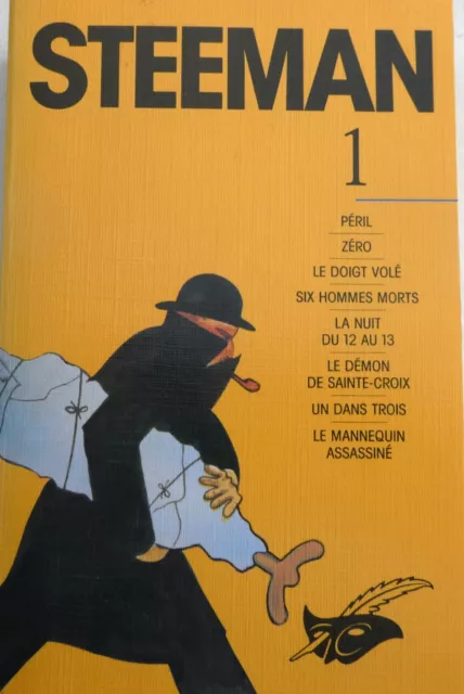Roman policier neuf intégrale S.A. STEEMAN 3 volumes Le Masque livre 3