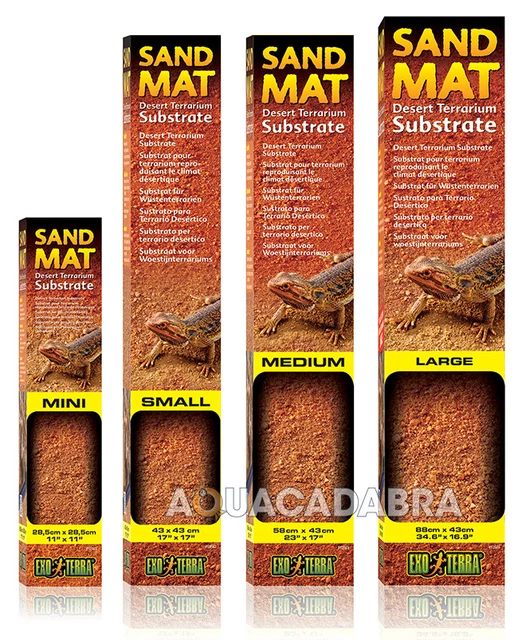 Exo Terra Sand Mat Desert Dragon Terrarium Substrate Reptile Lizard Vivarium
