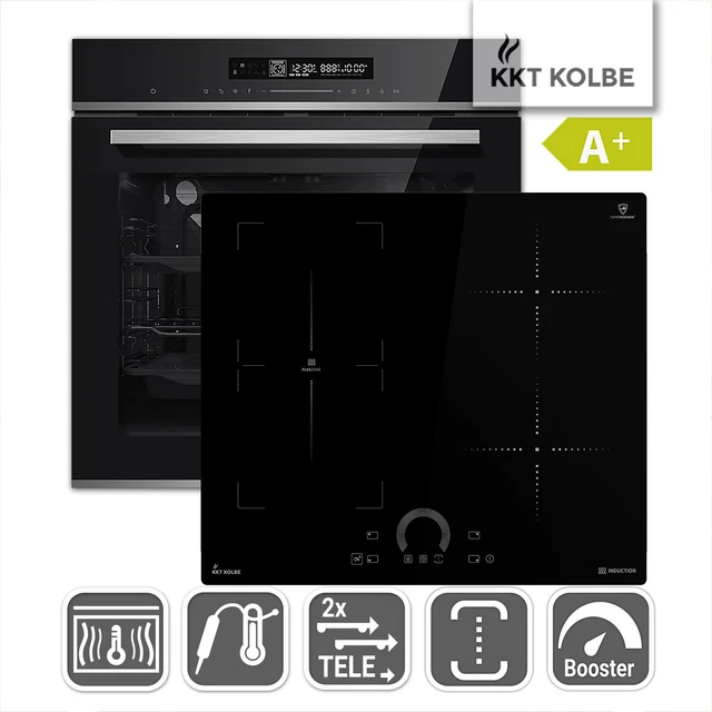 Cuisinière: 60cm Four encastrable EB8017ED + 59cm Plaque Induction IH85901FZ